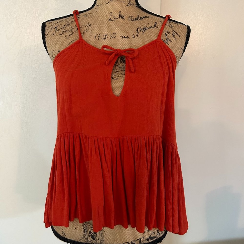 Sincerely Jules Orange/Red Tank Size L
